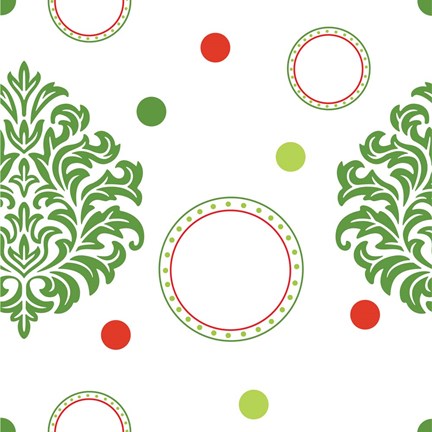 Framed Joyous Holiday IX Print