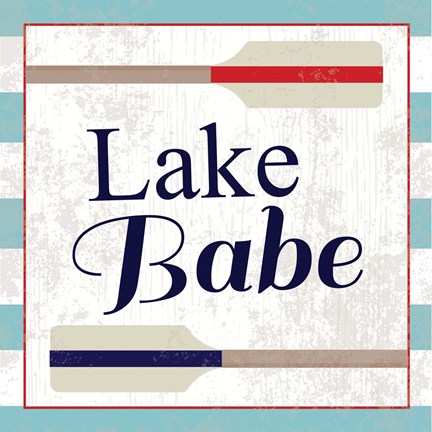 Framed Lake III Print