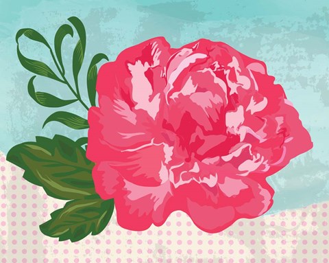 Framed Floral I Print