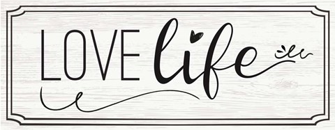 Framed Words III Print