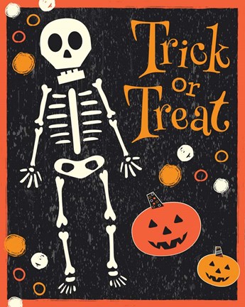Framed Trick or Treat Print