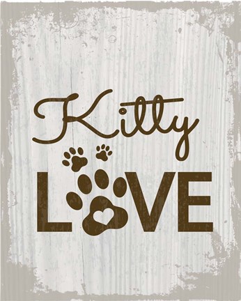 Framed Kitty Love Print