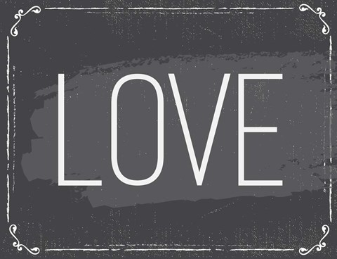 Framed Love Print
