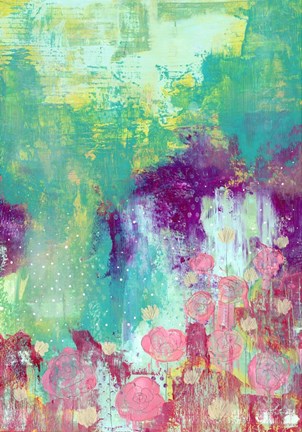 Framed My Garden Print