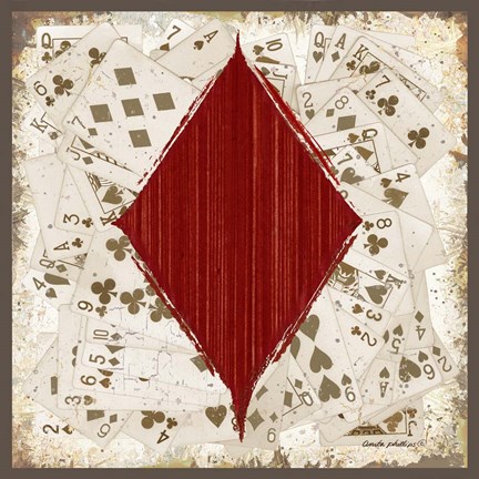 Framed Diamonds Print