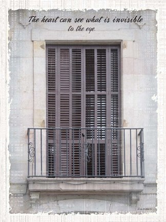 Framed Windows of the World I Print