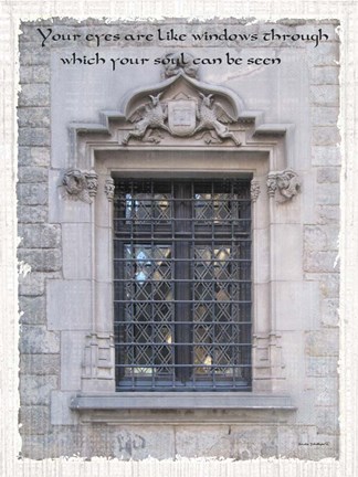 Framed Windows of the World II Print