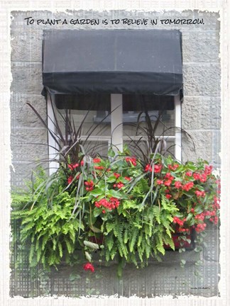 Framed Windows of the World IV Print