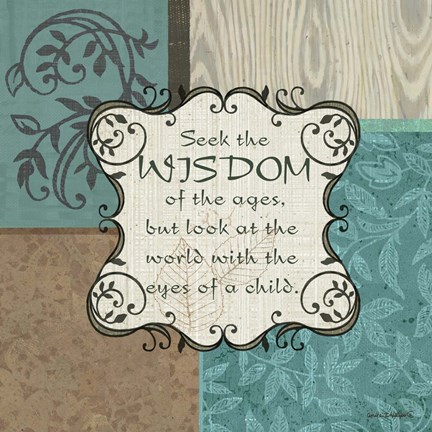 Framed Wisdom Print
