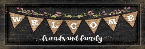 Framed Welcome Print