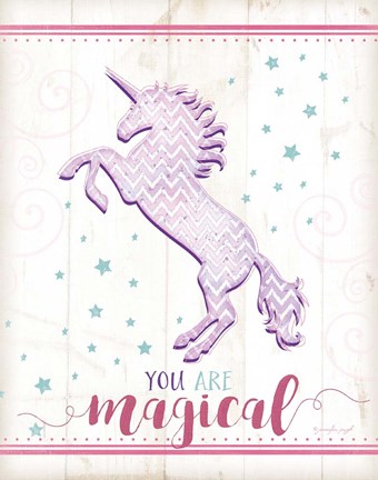 Framed Magical Unicorn Print