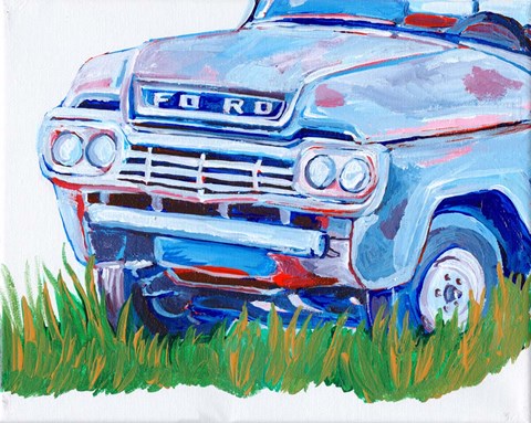 Framed Parked Memories II Print