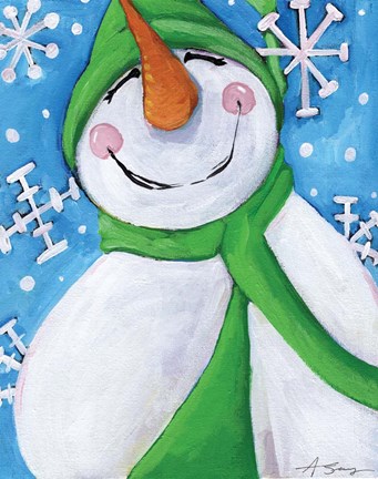 Framed Let It Snow Print