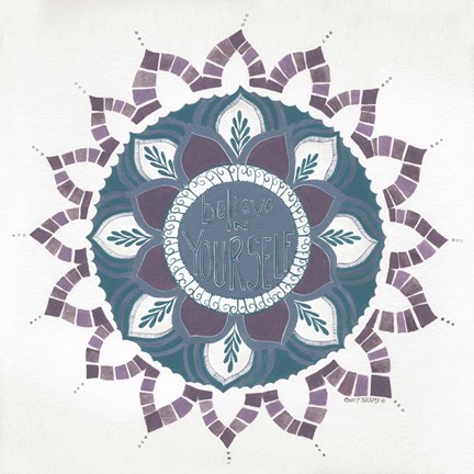 Framed Believe in Yourself Print