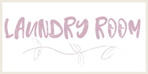 Framed Laundry Room Sketch Print