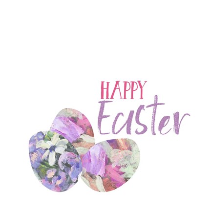 Framed Easter Painted Egg Print