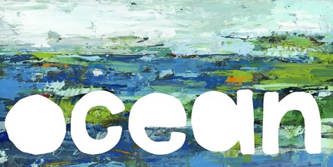 Framed Ocean Sign Print