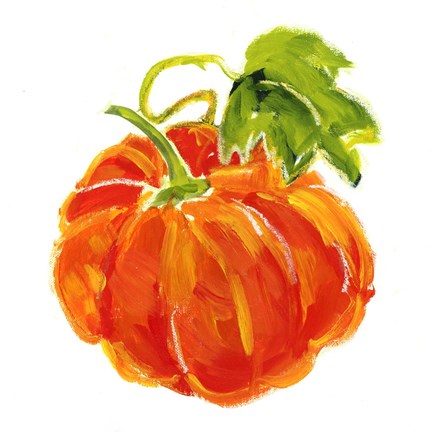 Framed Pumpkin Patch II Print