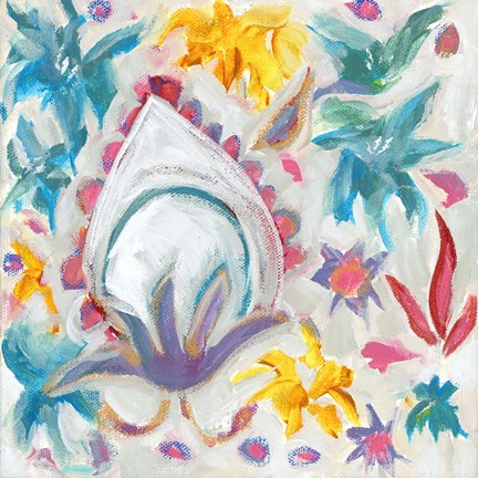 Framed Boho Pattern I Print