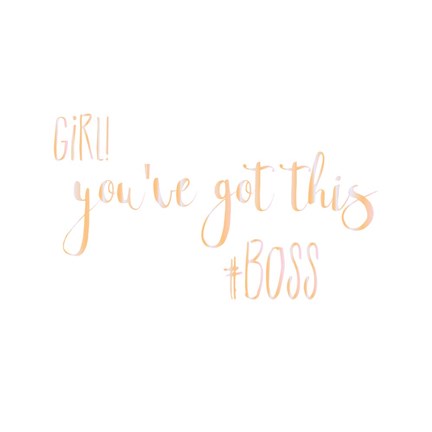 Framed Got This Boss Print