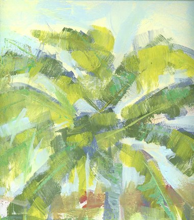 Framed Palm Beach Living II Print