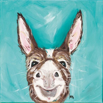 Framed Mr. Donkey Print