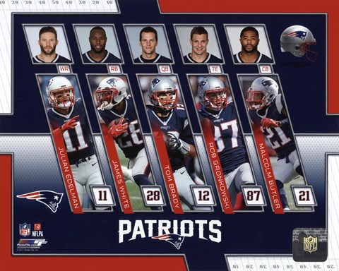 Framed New England Patriots 2017 Team Composite Print