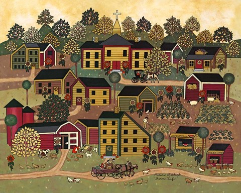 Framed Farm Life Print