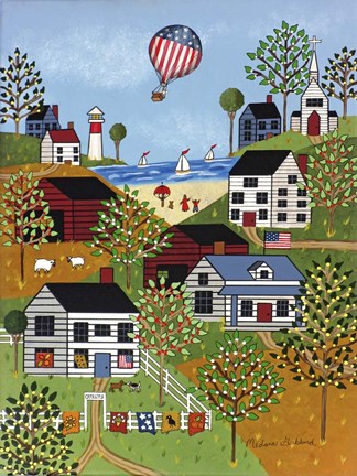 Framed Independence Day Print