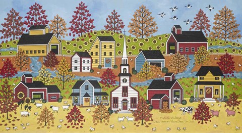 Framed When Autumn Leaves Start To Fall Print