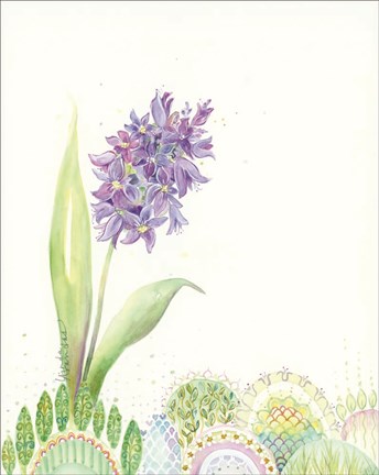 Framed Hello Hyacinth Print
