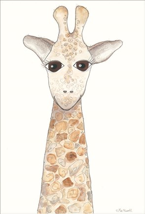 Framed Gerry Giraffe Print
