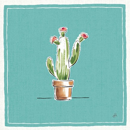 Framed Desert Bloom VIII Print