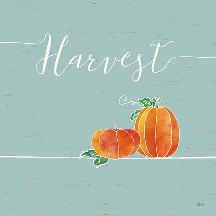 Framed Underlined Fall V Color Print