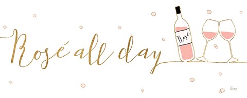 Framed Underlined Bubbly I Print