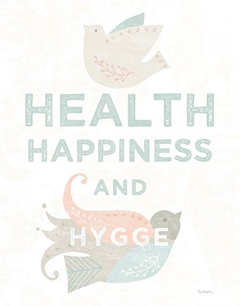 Framed Cozy Hygge II Dark Print