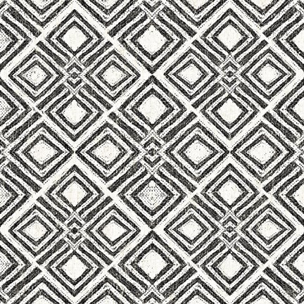 Framed African Wild Pattern IV BW Print