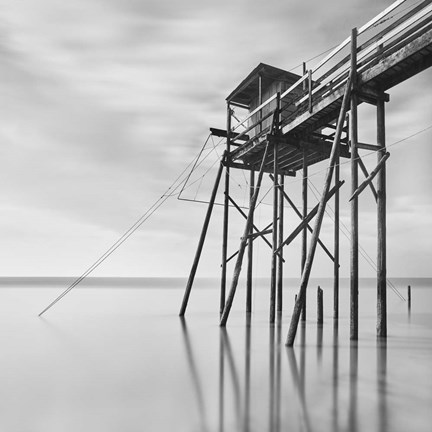 Framed Sea Geometry 1 Print