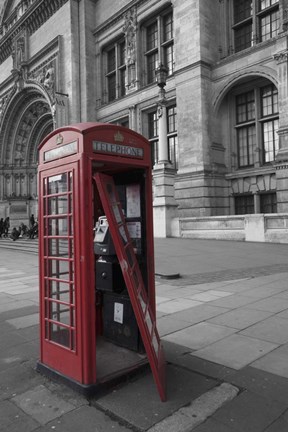 Framed Telephone 1 Print