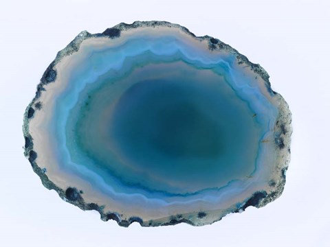 Framed Mineral Slice I Print