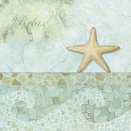 Framed Spa Shells II Print