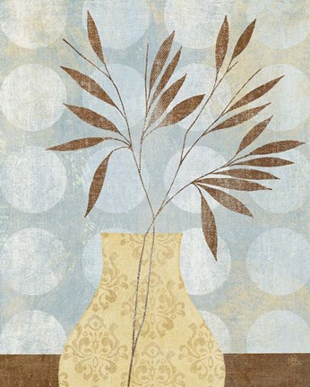 Framed Dots &amp; Damasks I Print