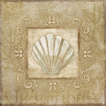 Framed Sophisticated Coastal II Print