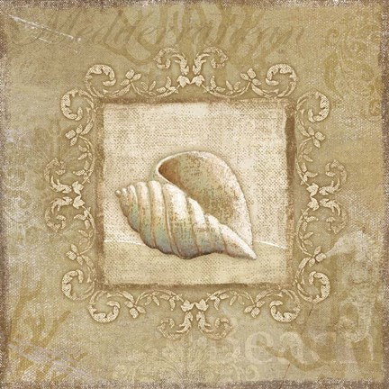 Framed Sophisticated Coastal IV Print