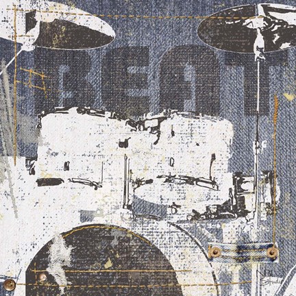 Framed Rock Concert I Print