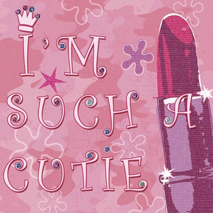 Framed Cutie I Print