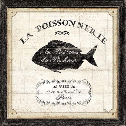 Framed French Market IV Print