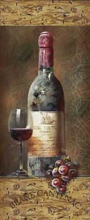 Framed Wine Collection III Print