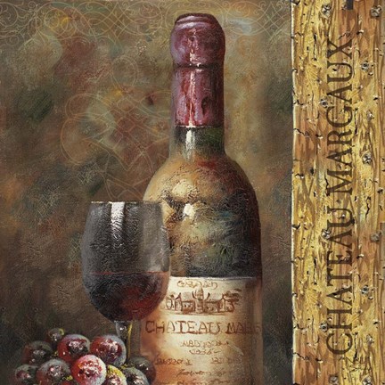 Framed Wine Collection V Print