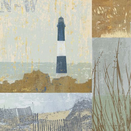 Framed Coastal Moments I Print